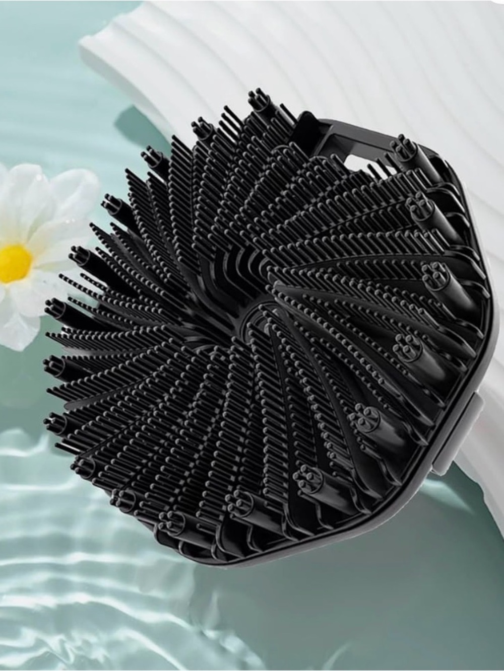 Silicone Body Scrubber Brush- Black NWT